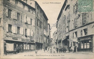 Carte postale ancienne Le Lot Pittoresque — Figeac (Lot)