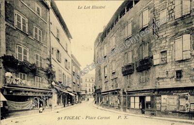 Carte postale ancienne Le Lot Illustré — Figeac (Lot)