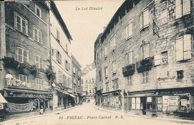 Carte postale ancienne Le Lot Illustré — Figeac (Lot)