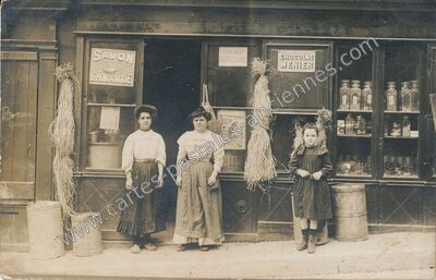 Carte postale ancienne Savon Lavande Chocolat Menier — Figeac (Lot)