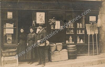 Carte postale ancienne Chocolat Reuillon et Fil au Chinois — Figeac (Lot)