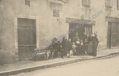 Carte postale ancienne Station Hapas Nationale — Figeac (Lot)