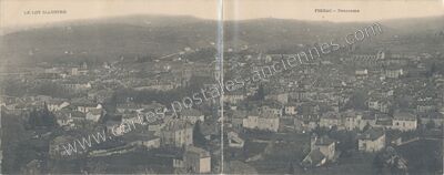 Carte postale ancienne Panorama — Figeac (Lot)