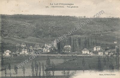 Carte postale ancienne Le Lot Pittoresque — Frontenac (Lot)