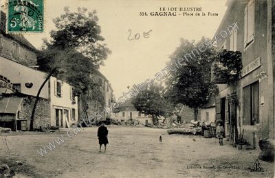 Carte postale ancienne Gagnac — Gagnac-sur-Cère (Lot)