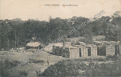Carte postale ancienne Le Theil — Gorses (Lot)