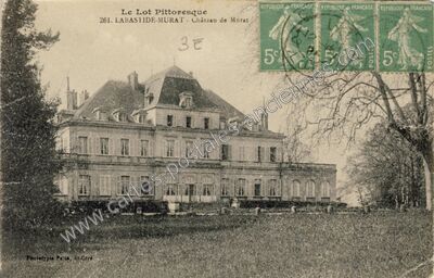 Carte postale ancienne Le Lot Pittoresque - Château de Murat — Labastide-Murat (Lot)