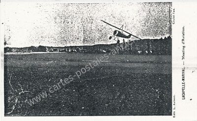 Carte postale ancienne Meeting d'Aviation — Lacapelle-Marival (Lot)