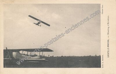 Carte postale ancienne Meeting d'Aviation — Lacapelle-Marival (Lot)