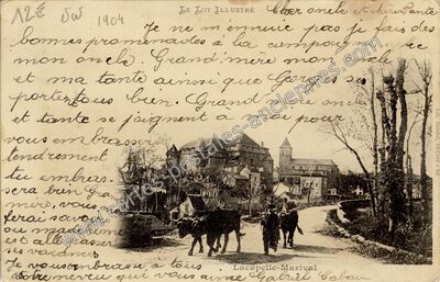 Carte postale ancienne Lacapelle Marival — Lacapelle-Marival (Lot)