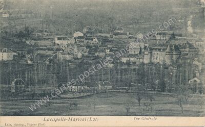 Carte postale ancienne Lacapelle Marival — Lacapelle-Marival (Lot)