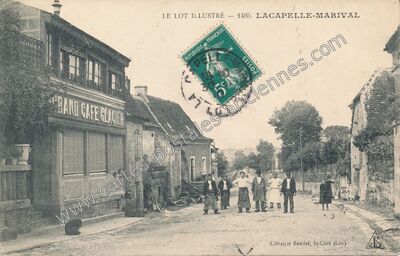 Carte postale ancienne Lacapelle Marival — Lacapelle-Marival (Lot)
