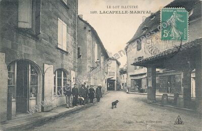 Carte postale ancienne Lacapelle Marival — Lacapelle-Marival (Lot)