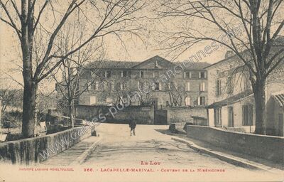 Carte postale ancienne Couvent de la Miséricorde — Lacapelle-Marival (Lot)