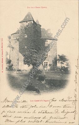 Carte postale ancienne Din lou n'haou Quercy — Lacapelle-Marival (Lot)