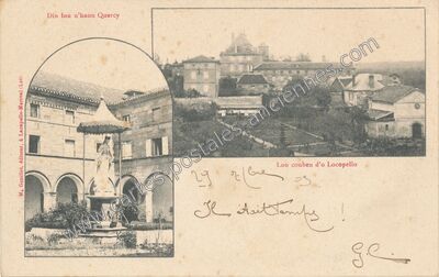 Carte postale ancienne Din lou n'haou Quercy — Lacapelle-Marival (Lot)