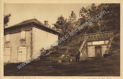 Carte postale ancienne La Source du Bois Bordet — Lacapelle-Marival (Lot)