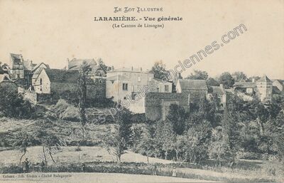 Carte postale ancienne Vue générale — Laramière (Lot)