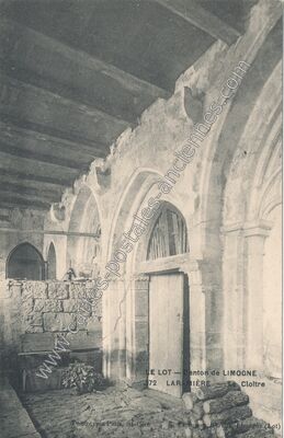 Carte postale ancienne Le Cloître — Laramière (Lot)