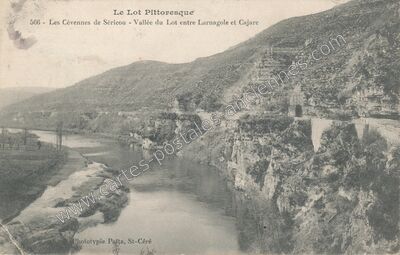 Carte postale ancienne Sericou — Larnagol (Lot)