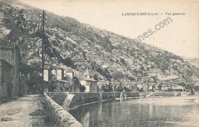 Carte postale ancienne Laroque Bouillac — Laroque-des-Arcs (Lot)