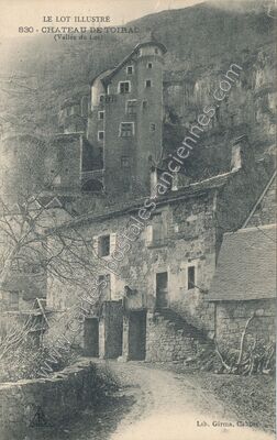Carte postale ancienne Chateau de Toirac — Larroque-Toirac (Lot)