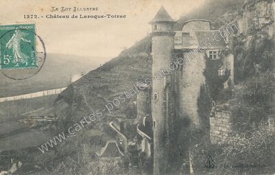 Carte postale ancienne Château de Laroque-Toirac — Larroque-Toirac (Lot)