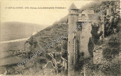 Carte postale ancienne Château de LAROQUE-TOIRAC — Larroque-Toirac (Lot)