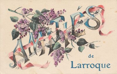 Carte postale ancienne De Larroque — Larroque-Toirac (Lot)