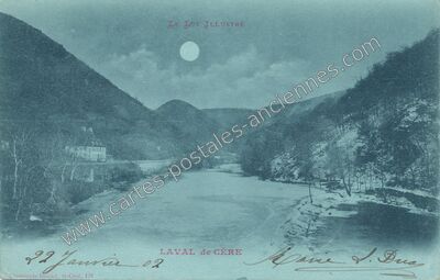 Carte postale ancienne Le Lot Illustré — Laval-de-Cère (Lot)