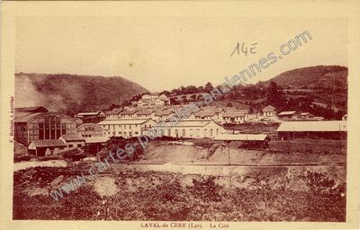 Carte postale ancienne La Cité — Laval-de-Cère (Lot)