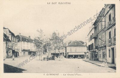 Carte postale ancienne Limogne — Limogne-en-Quercy (Lot)