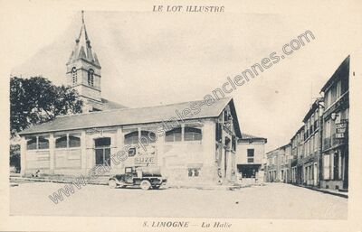 Carte postale ancienne Limogne — Limogne-en-Quercy (Lot)
