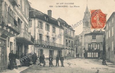 Carte postale ancienne Limogne — Limogne-en-Quercy (Lot)