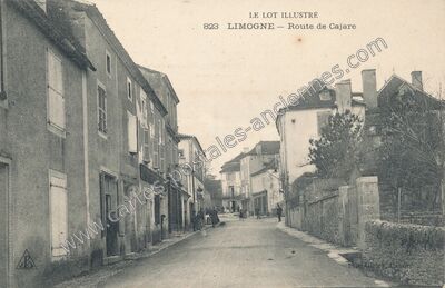 Carte postale ancienne Limogne — Limogne-en-Quercy (Lot)