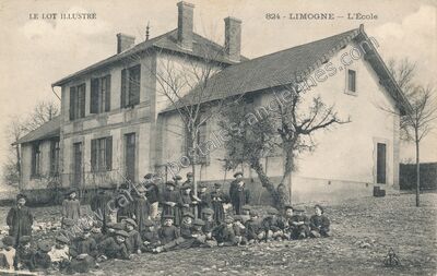 Carte postale ancienne Limogne — Limogne-en-Quercy (Lot)