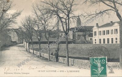 Carte postale ancienne Limogne — Limogne-en-Quercy (Lot)