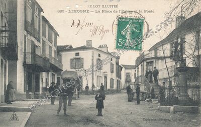 Carte postale ancienne Limogne — Limogne-en-Quercy (Lot)