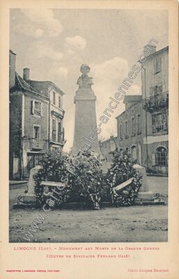 Carte postale ancienne Limogne — Limogne-en-Quercy (Lot)