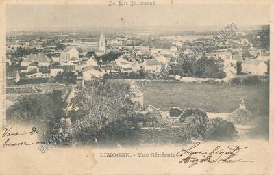 Carte postale ancienne Limogne — Limogne-en-Quercy (Lot)