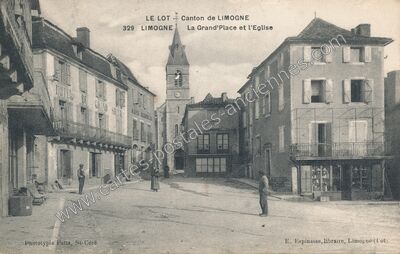 Carte postale ancienne Limogne — Limogne-en-Quercy (Lot)