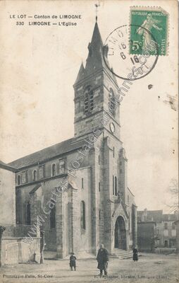 Carte postale ancienne Limogne — Limogne-en-Quercy (Lot)