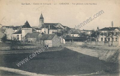 Carte postale ancienne Limogne — Limogne-en-Quercy (Lot)