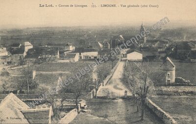 Carte postale ancienne Limogne — Limogne-en-Quercy (Lot)