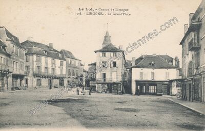 Carte postale ancienne Limogne — Limogne-en-Quercy (Lot)