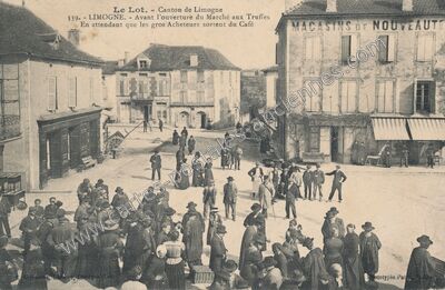 Carte postale ancienne Limogne — Limogne-en-Quercy (Lot)