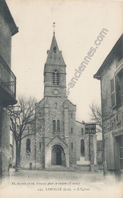Carte postale ancienne Limogne — Limogne-en-Quercy (Lot)