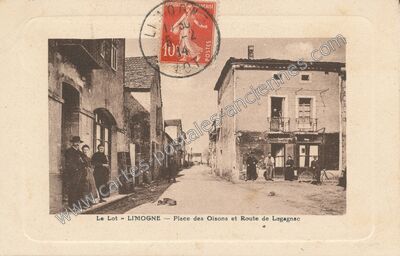 Carte postale ancienne Limogne — Limogne-en-Quercy (Lot)