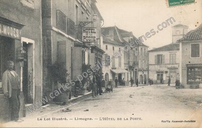 Carte postale ancienne Limogne — Limogne-en-Quercy (Lot)