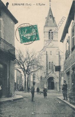Carte postale ancienne Limogne — Limogne-en-Quercy (Lot)